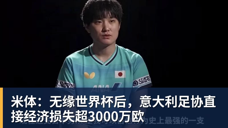 开云官方网页版米体:无缘世界杯后,意大利足协直接经济损失超3000万欧